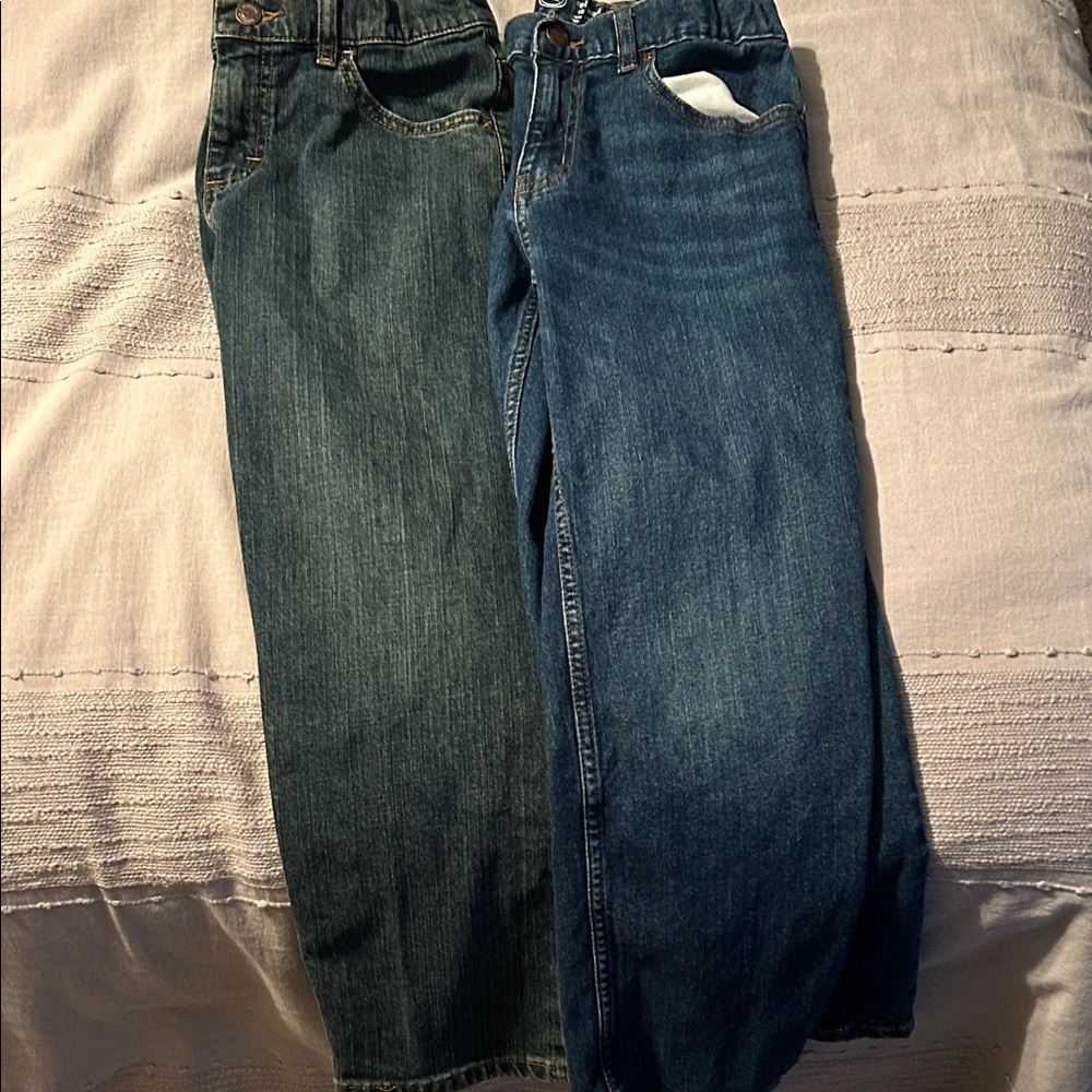 Boys wrangler and wonder nation boys 10 husky jeans lot